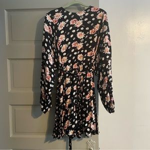 ASOS Black Floral Dress